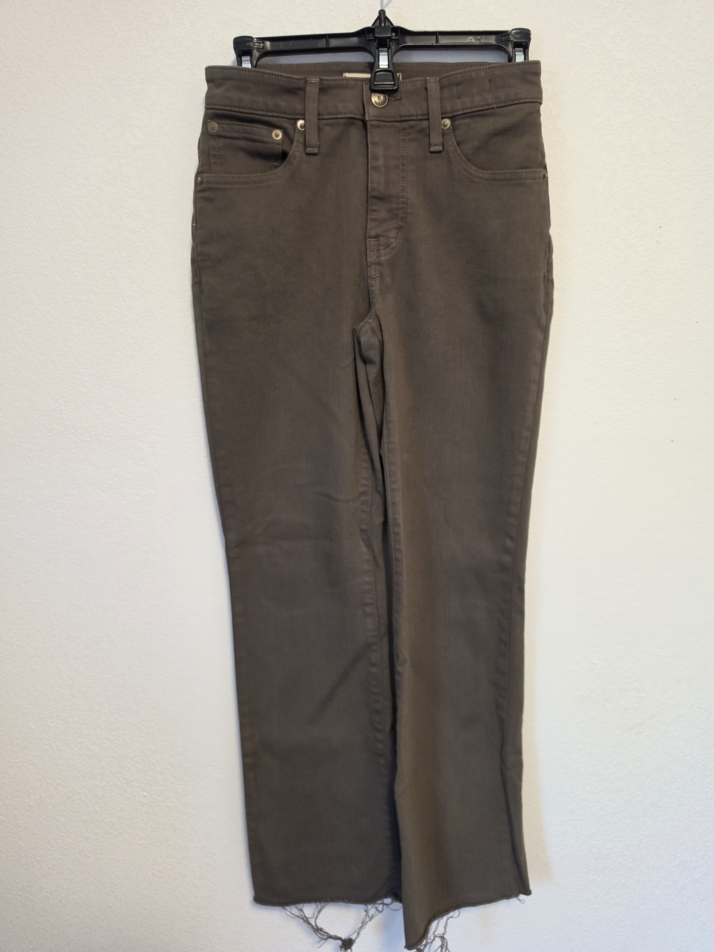 Madewell Mid-Rise Kick Out Jeans Brown Women's Size 24